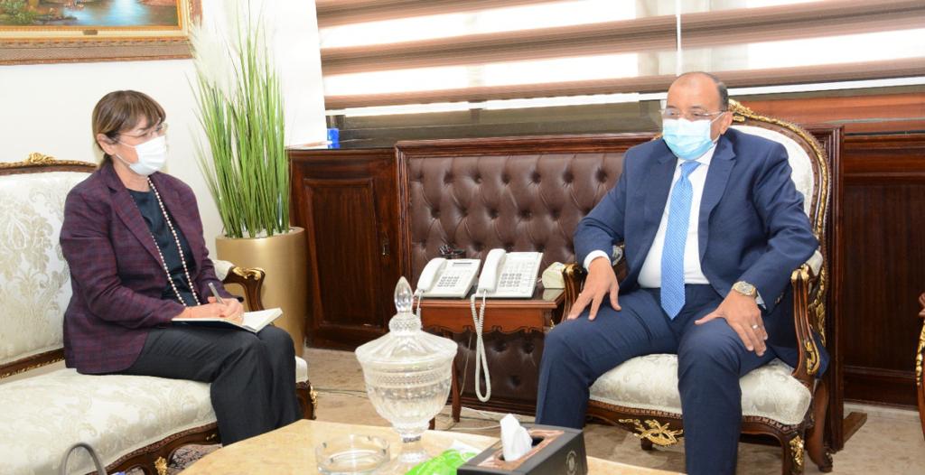 وزير التنمية المحلية وممثل الامم المتحدة
