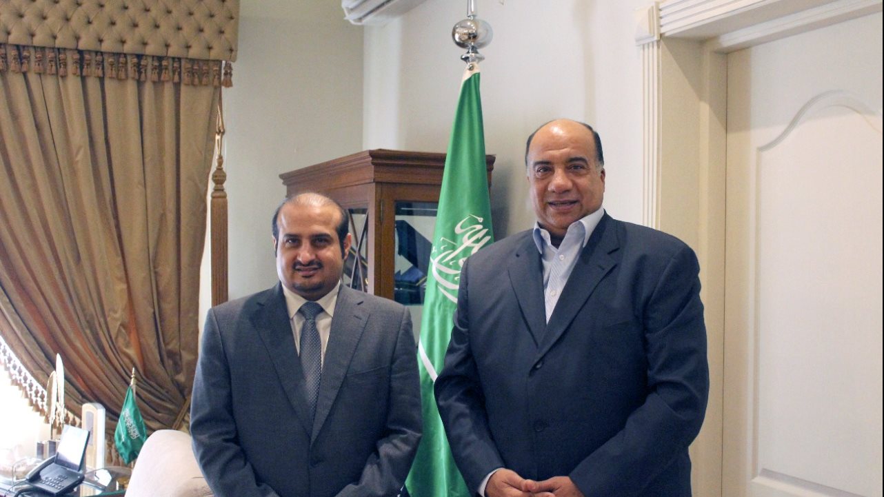 قنصل السعودية يستقبل رئيس نادي الاتحاد السكندري