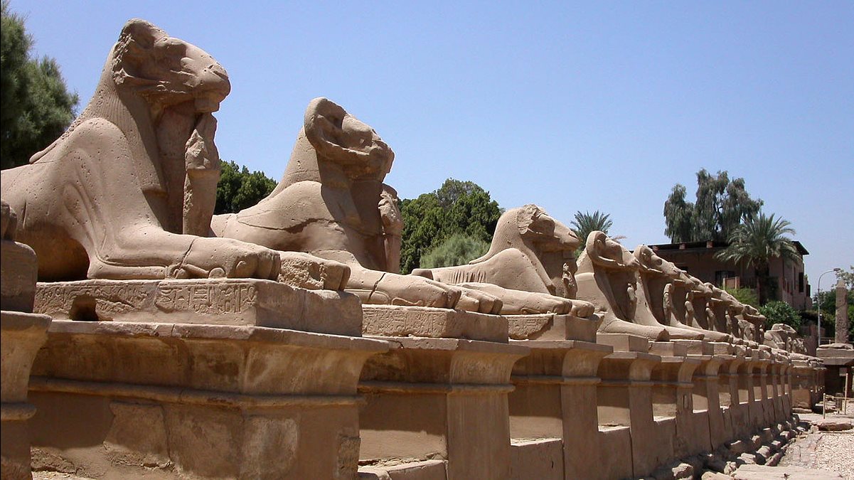 طريق الكباش 