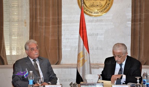 وزير التربية والتعليم مع محافظ جنوب سيناء