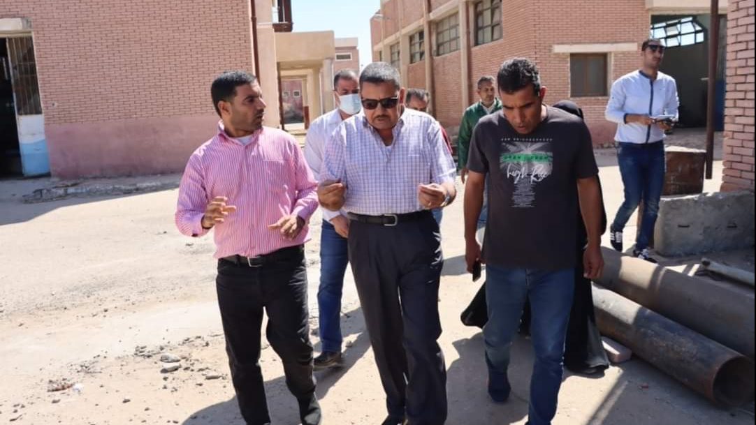 تفقد محطة مياة بالودة بسيناء