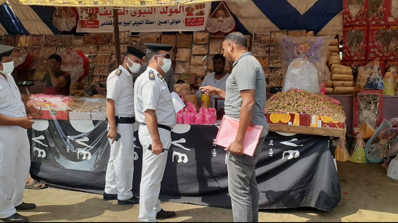 حملة اشغالات ومرافق مكبرة بمدينة الأقصر