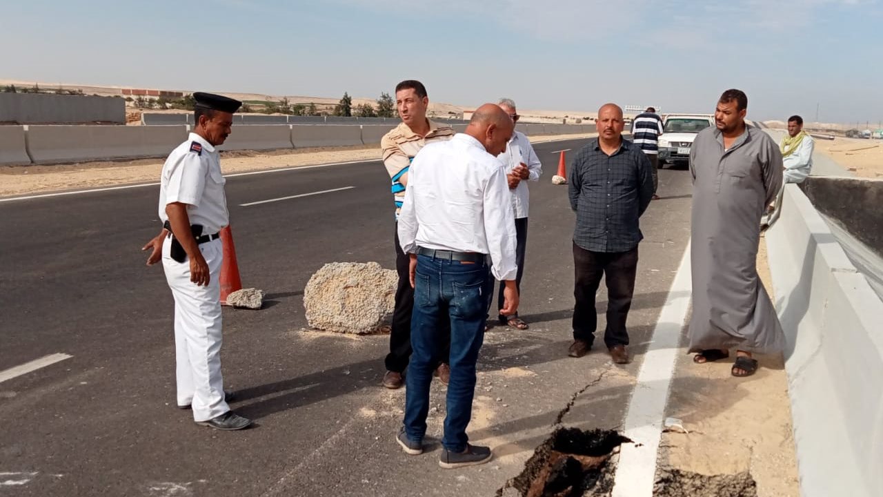 الهبوط بالطريق الصحراوي 