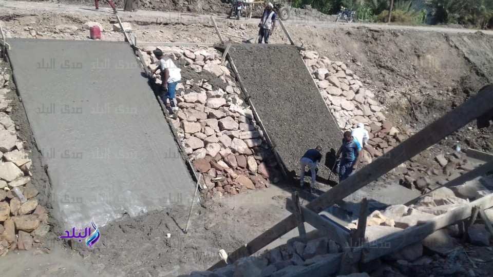 تبطين الترع بالأقصر
