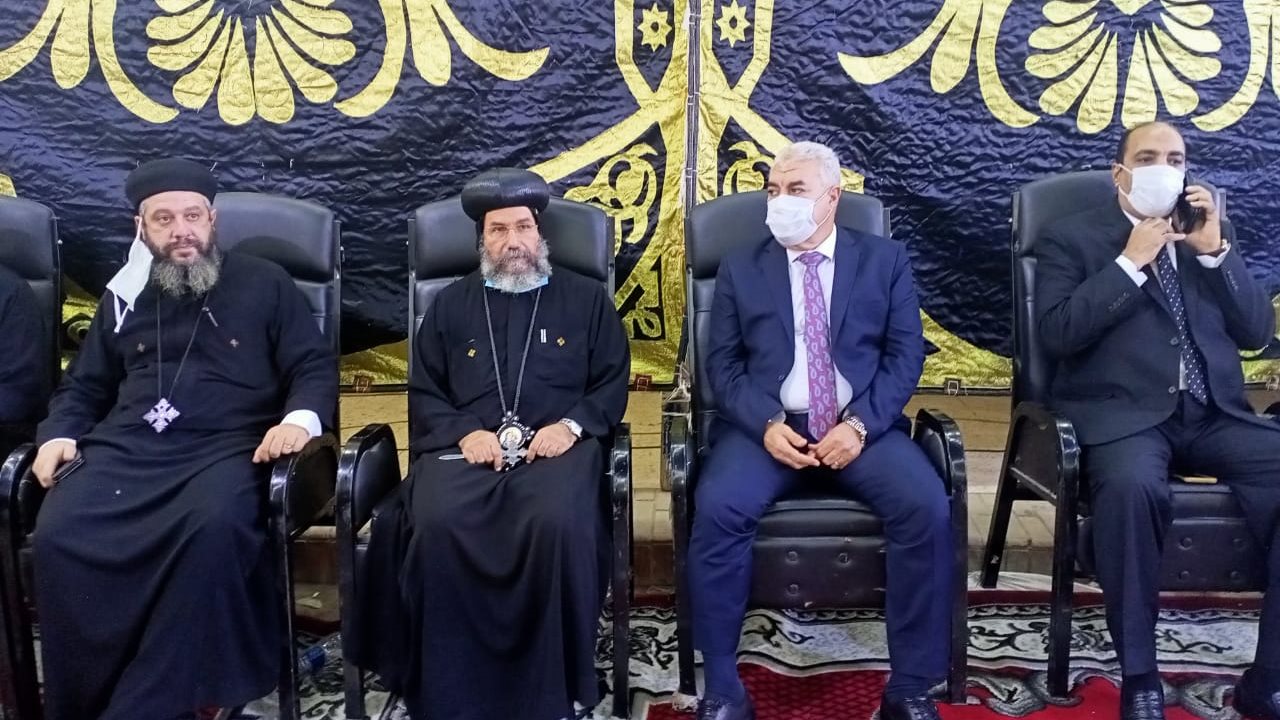 عزاء الأنبا كاراس أسقف المحلة