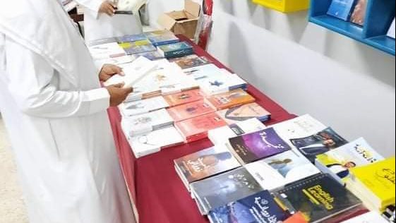 جانب من معرض الكتاب الثالث بالعريش 