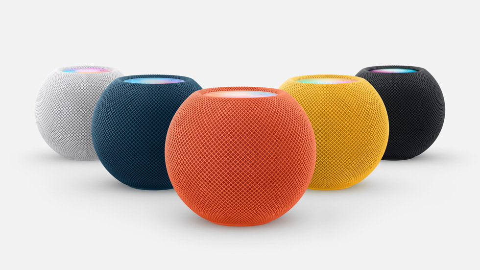 آبل تطلق مكبر الصوت الذكي HomePod mini بألوان جديدة