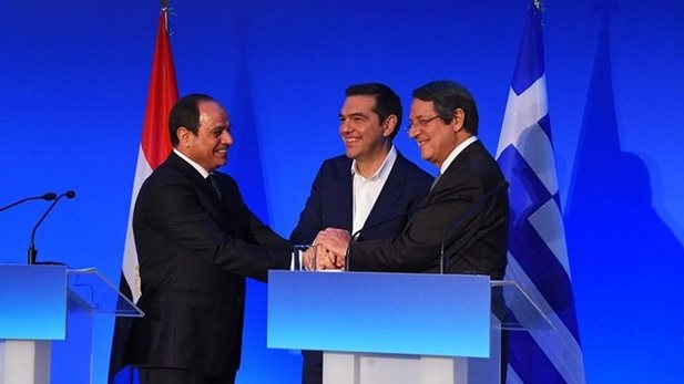 القمة المصرية اليونانية القبرصية - أرشيفية