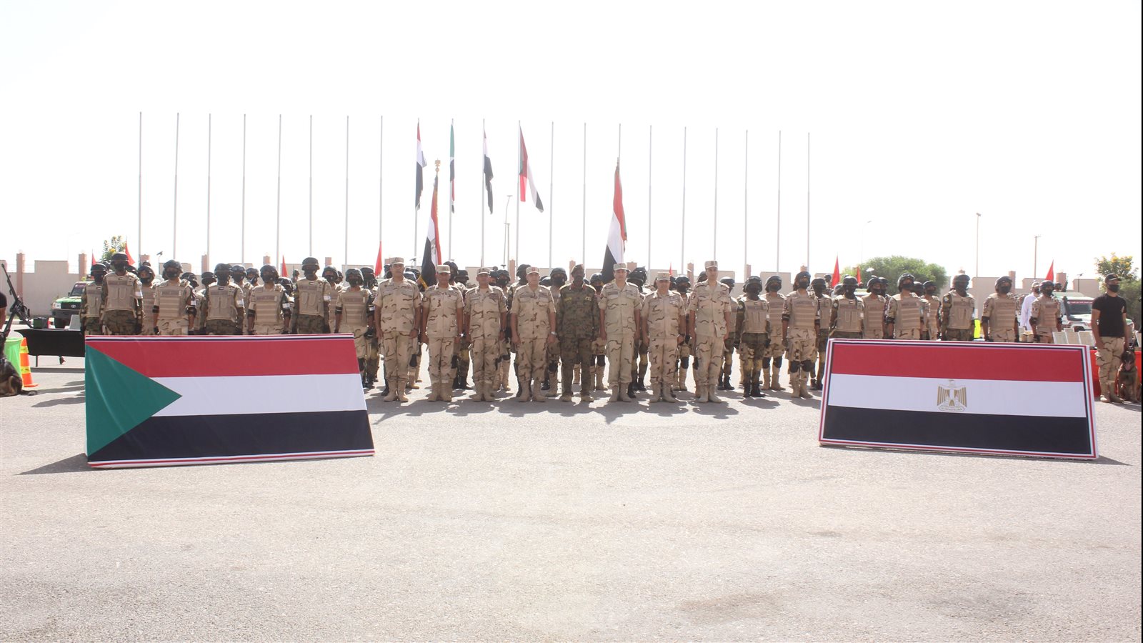 صورة من تدريب القوات المسلحة
