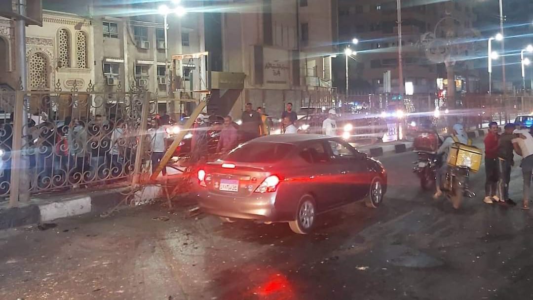 حادث سير بشوارع طنطا