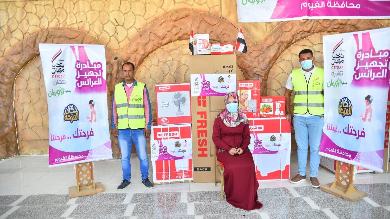 جمعية الاورمان أثناء تقديم المساعدات 