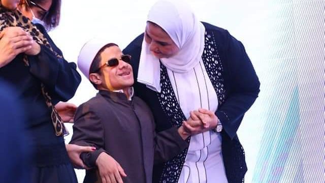 وزيرة التضامن الاجتماعي تكرم طلاب الأزهر من ذوي الهمم 