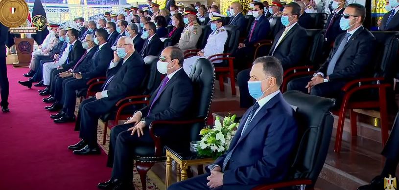 الرئيس السيسي في حفل تخريج طلبة كلية الشرطة 
