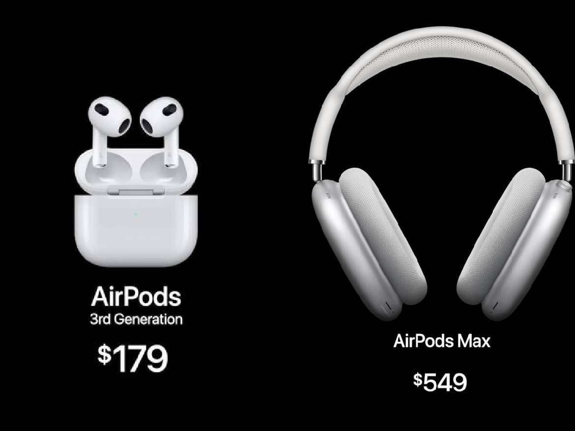 سماعة AirPods 3 و AirPods Max