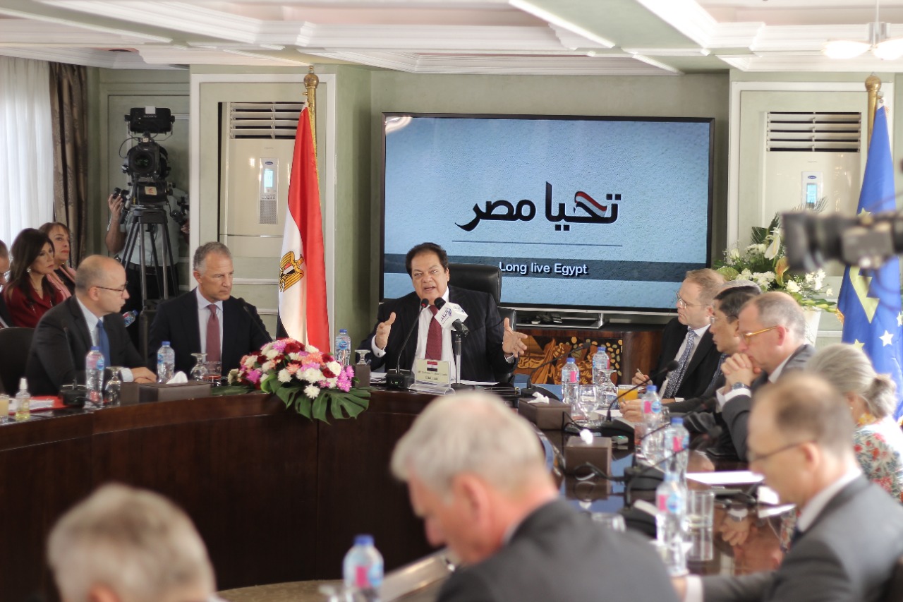 النائب محمد أبو العينين، وكيل مجلس النواب ورئيس مجلس الأعمال