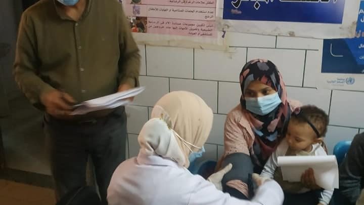 قافلة طبية بقري السنطة