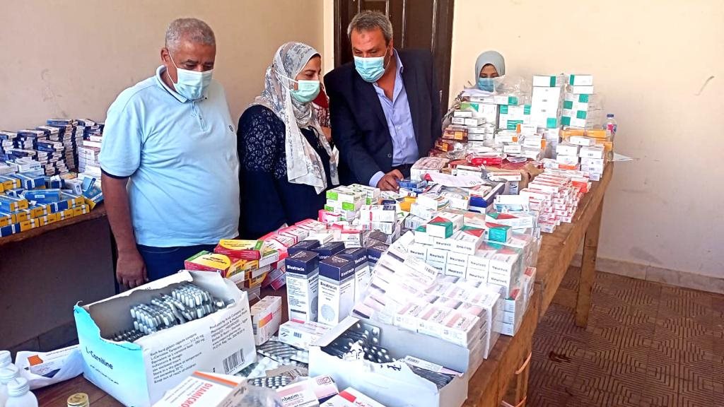 قوافل جامعة طنطا الطبية تساهم فى «حياة كريمة» : فحص لـ 1161 