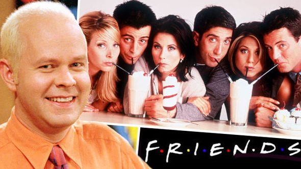 ألممثل الراحل مع أبطال مسلسل  Friends