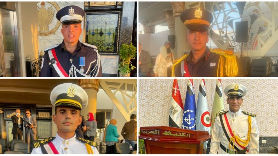 أوائل خريجي الكليات العسكري والمعهد الفني