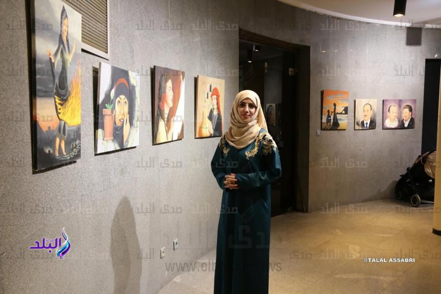 من معرض الفنانة اليمنية سبأ جلاس  (1)