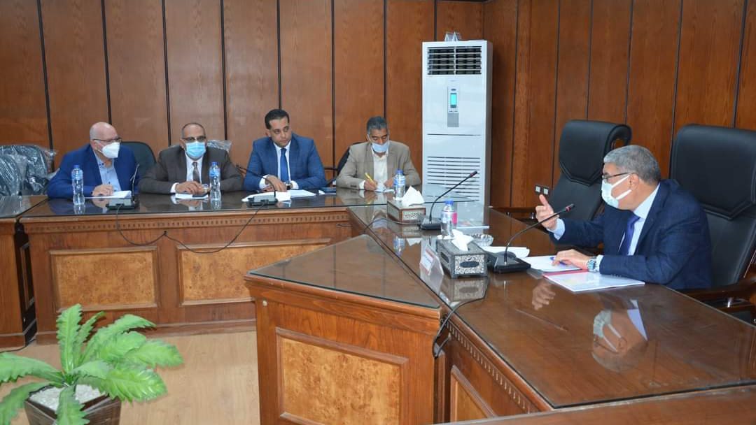 اجتماع مجلس إدارة المنطقه الصناعية بالمنيا 