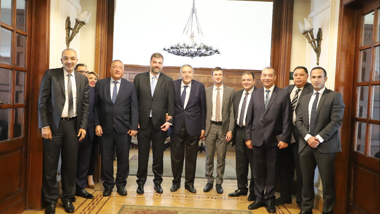 قنصل روسيا في الغرفة التجارية بالإسكندرية 