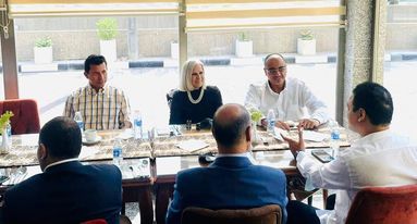 د. أشرف صبحي يلتقي وزراء شباب العراق وليبيا ولبنان فى بغداد