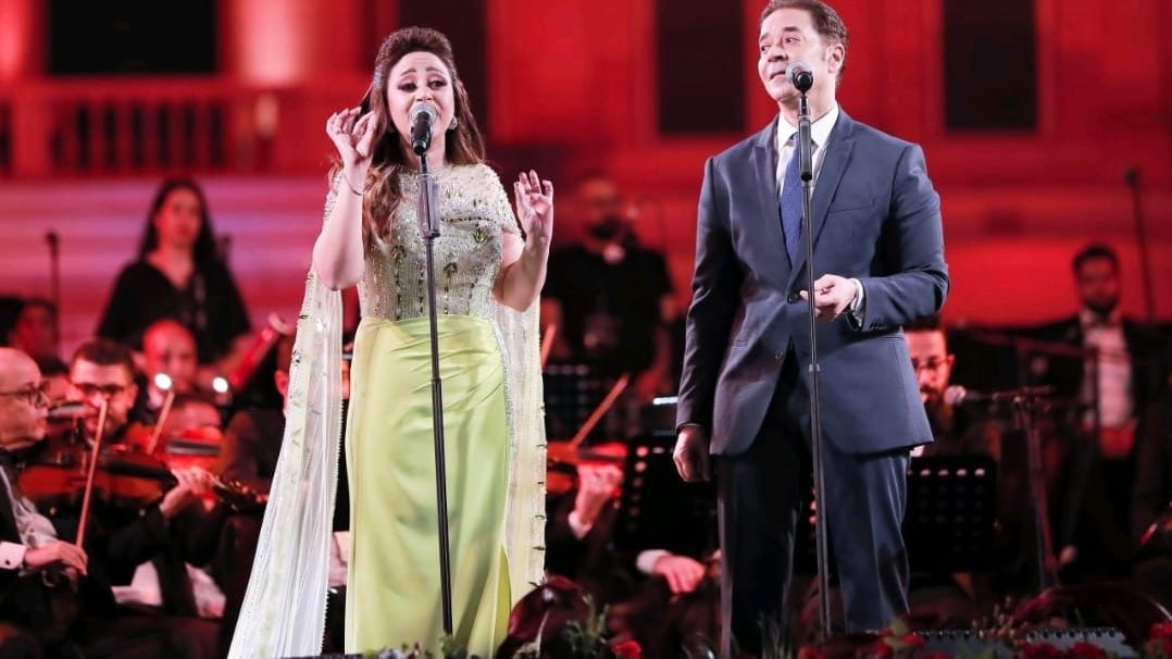 مدحت صالح وريهام عبد الحكيم