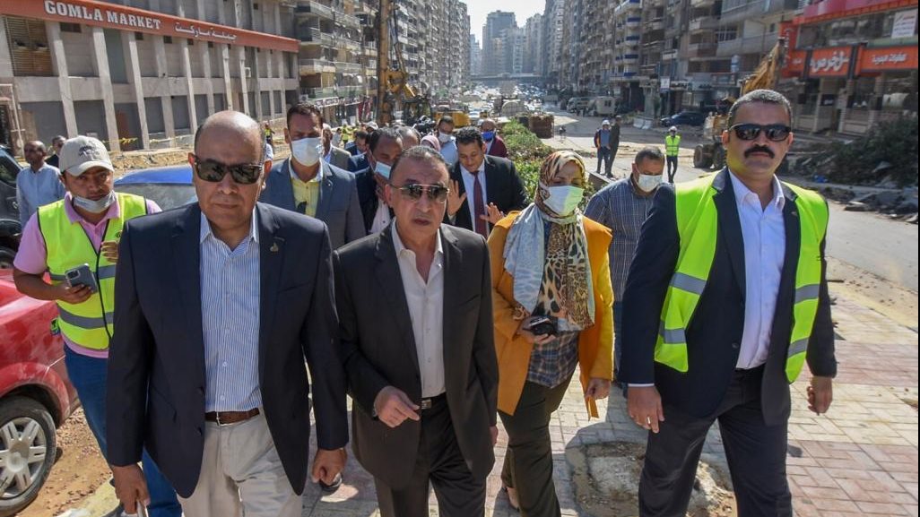 محافظ الإسكندرية يتفقد مشروع ٤٥ شرق المحافظة 