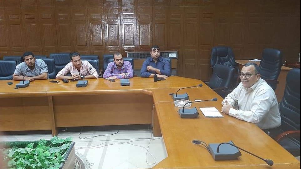 جانب من اجتماع نائب محافظ جنوب سيناء 