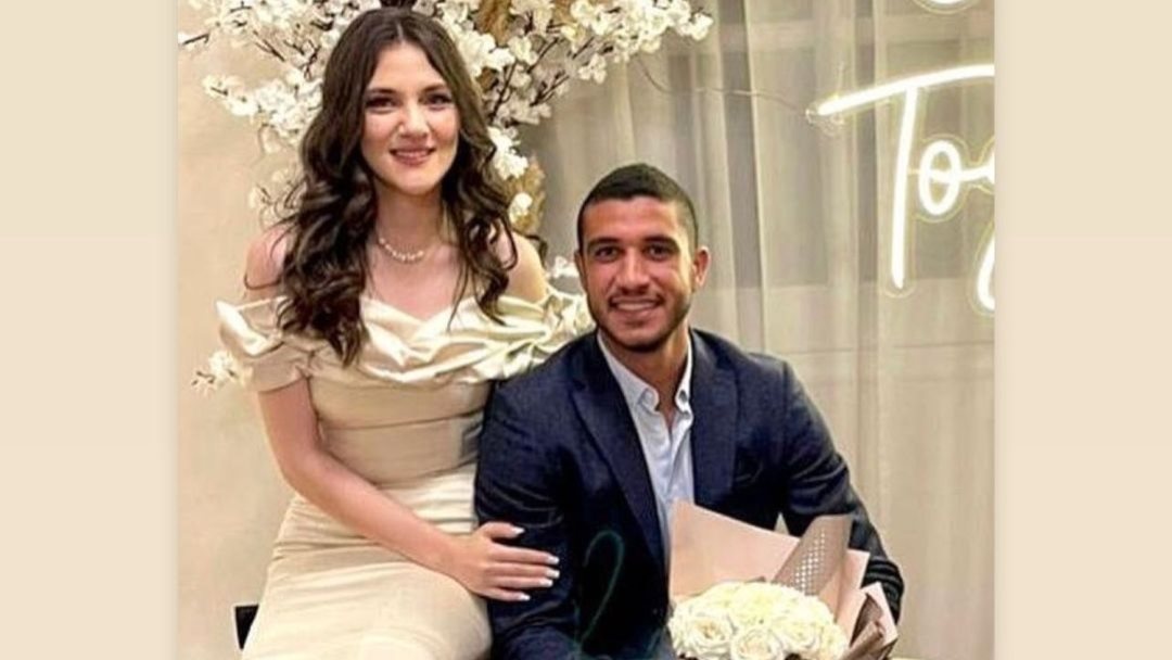 رامي ربيعة وخطيبته
