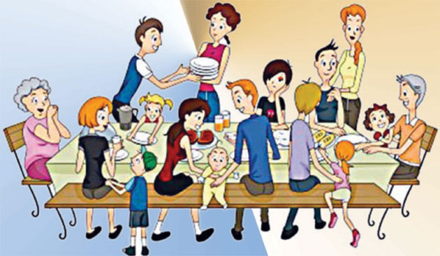 تجمع العائلة ينشر الحب والود بين أفرادها