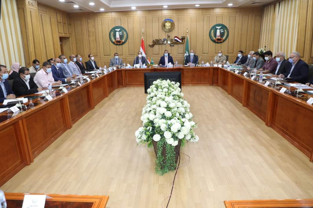 جلسة المجلس التنفيذي بمحافظة المنوفية