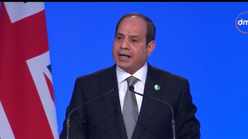 الرئيس السيسي بقمة المناخ