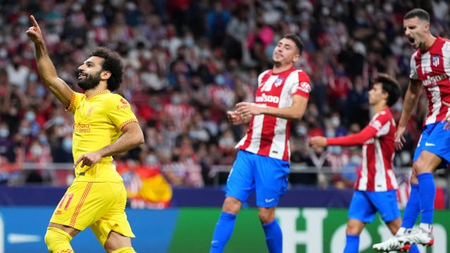 محمد صلاح ضد أتلتيكو مريد