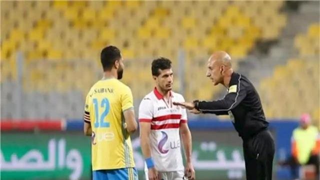 محمد عادل من مباراة للزمالك أمام الإسماعيلي  
