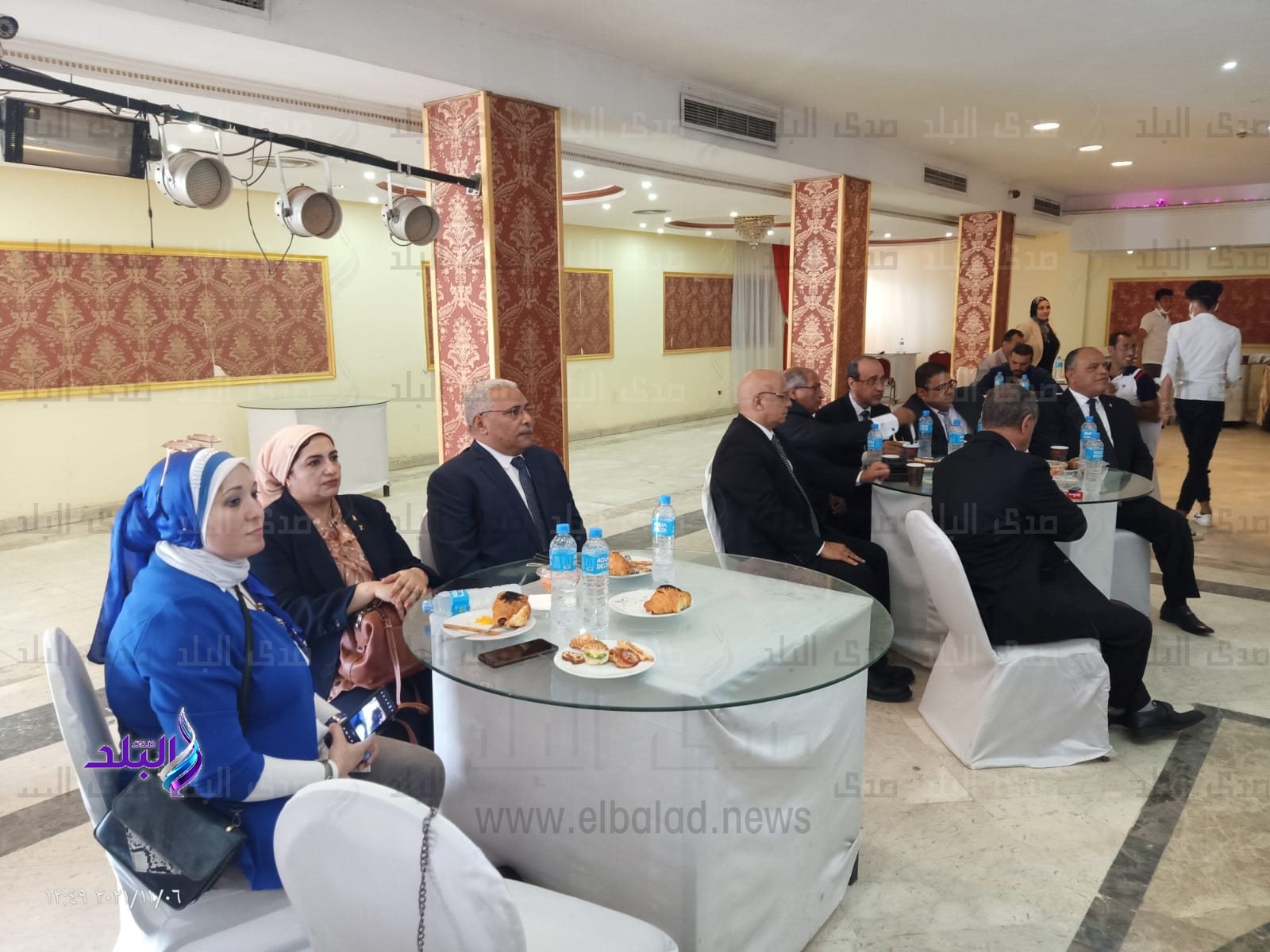 جانب من مؤتمر حوار نقابة المعلمين