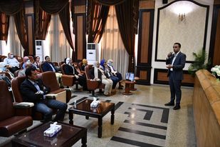 وزير الرياضة يلتقي العاملين بمنظومة الطب الرياضي  وزير الرياضة يلتقي العاملين بمنظومة الطب الرياضي