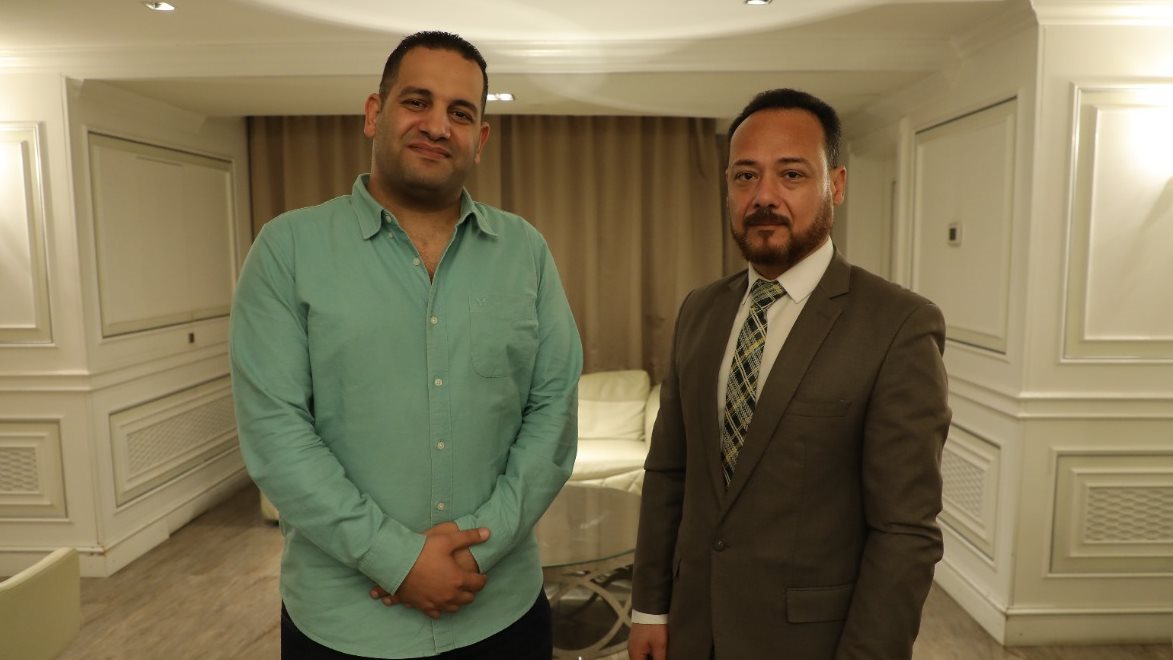 سعيد الفقي خبير أسواق المال والكاتب الصحفي محمد صبيح