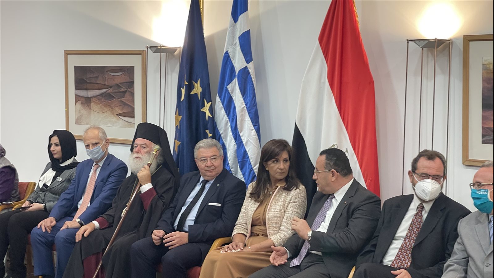 افتتاح معرض يوناني بمكتبة الإسكندرية