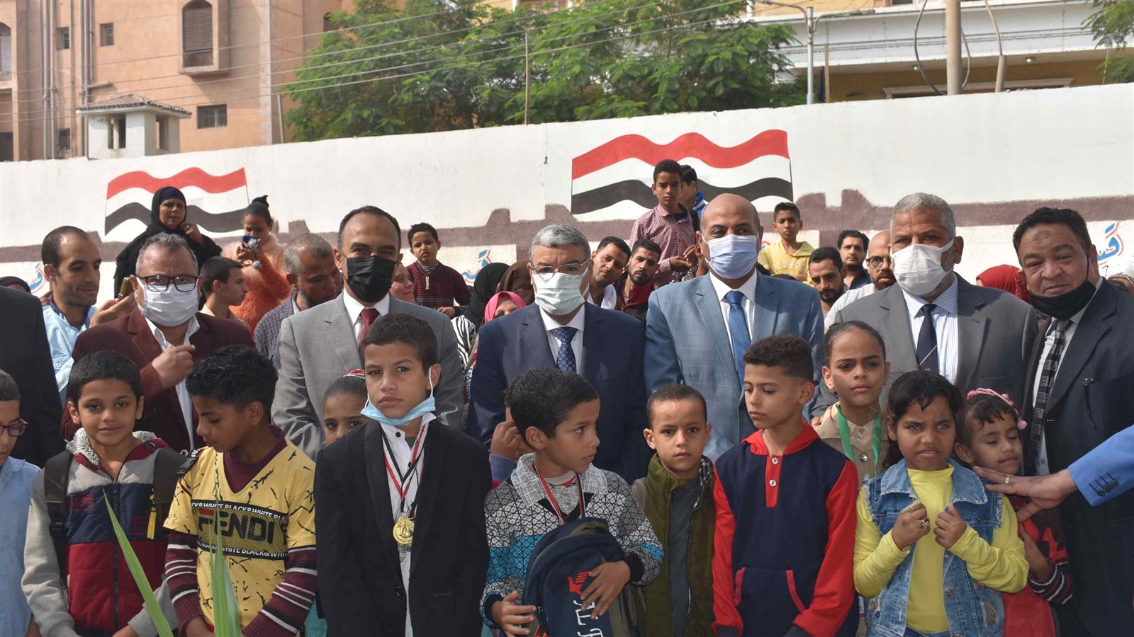 طلاب مدرسة الأمل والتربية الفكرية بالمنيا