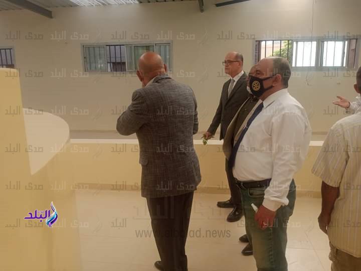 جانب من الجولة التفقدية لنواب رئيس جامعة عين شمس  بكلية الزراعة