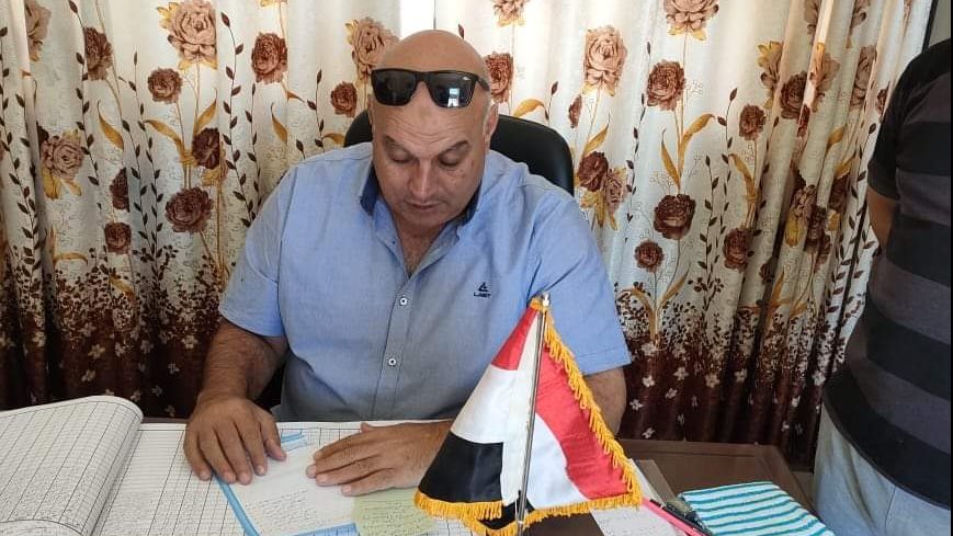 اللواء أسامة احمد عفش  رءيس مدينة الحسنة 