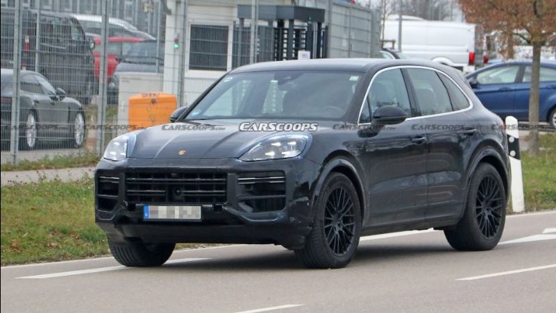 العدسات التجسسية ترصد النسخة بورشه كايين موديل 2023 