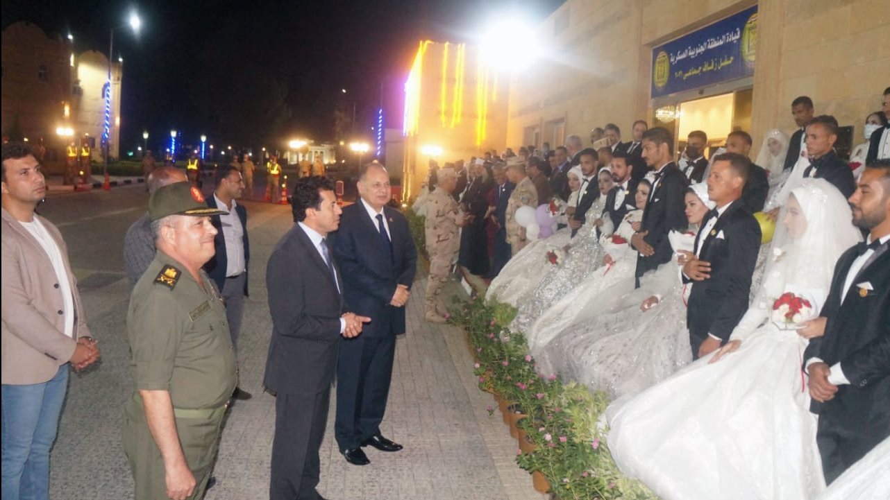 صورة من حفل الزفاف