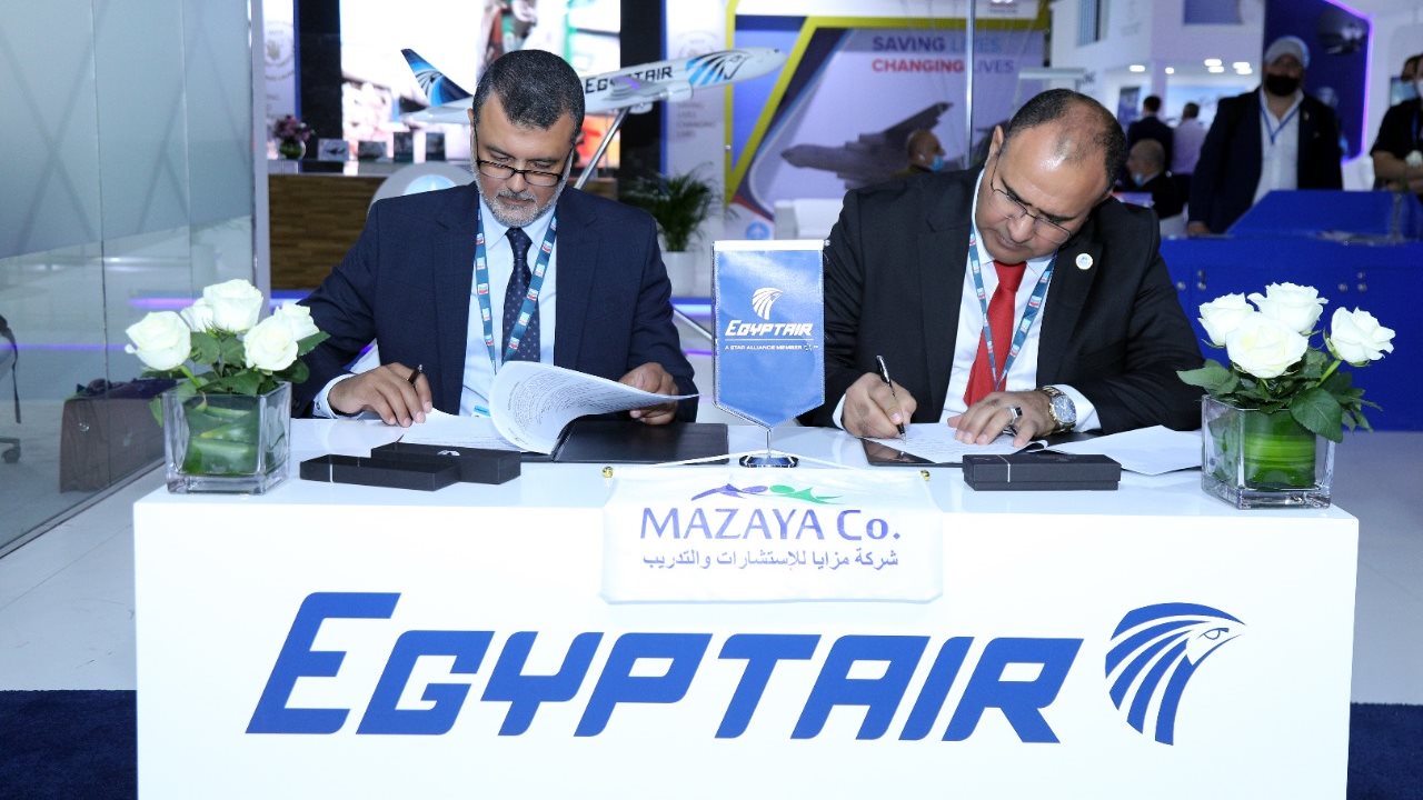 مصر للطيران - معرض دبي للطيران 2021