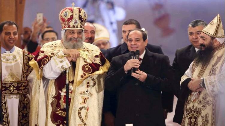 السيسي والبابا تواضروس 