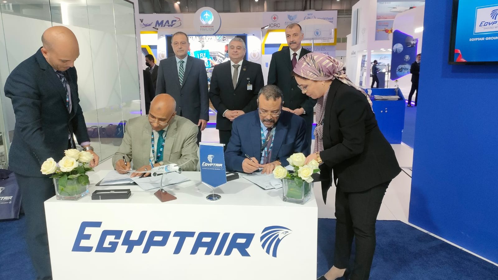 مصر للطيران - معرض دبي للطيران 2021