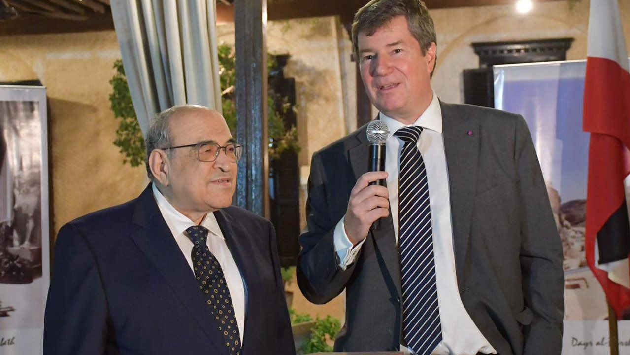 سفير بلجيكا بالقاهرة والدكتور مصطفى الفقي