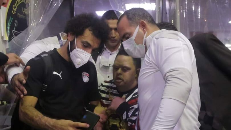 محمد صلاح مع أمح الدولي